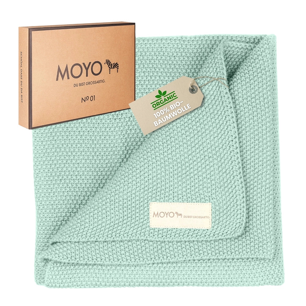 MOYO baby blanket rice grain structure
