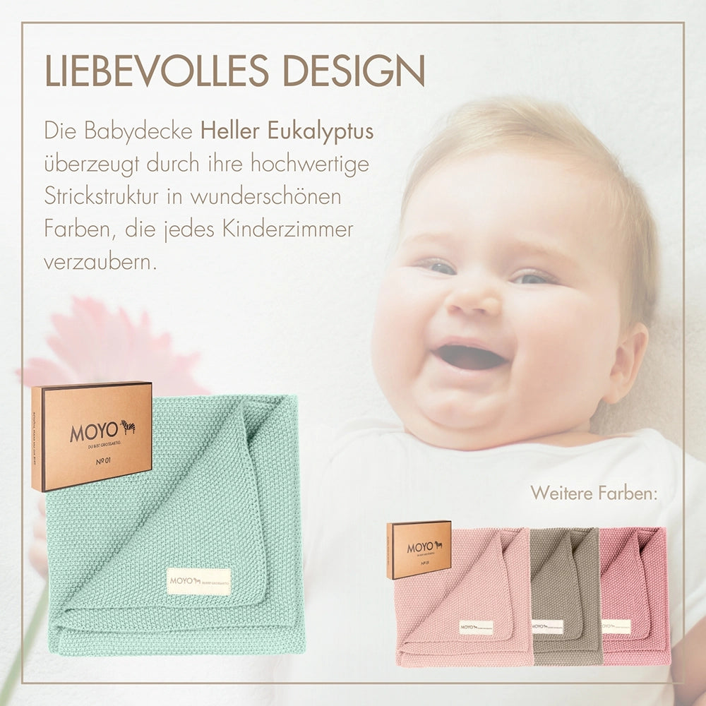 MOYO baby blanket rice grain structure