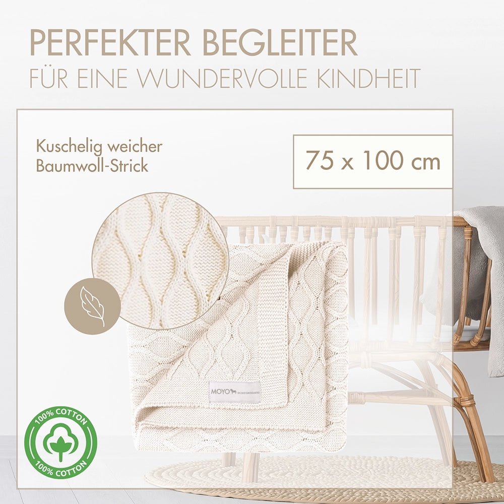 MOYO baby blanket wave structure