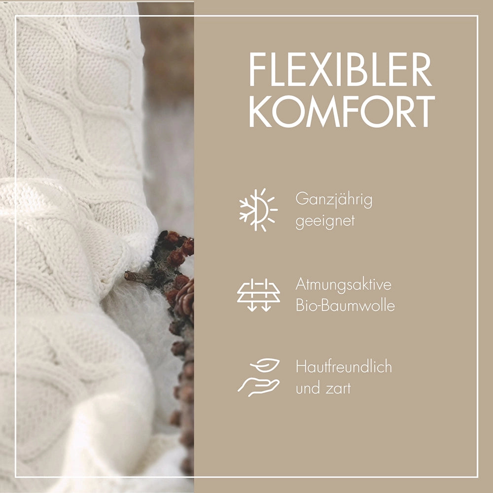 Babydecke Wellen-Struktur "Anmutiger Wellenreiter"