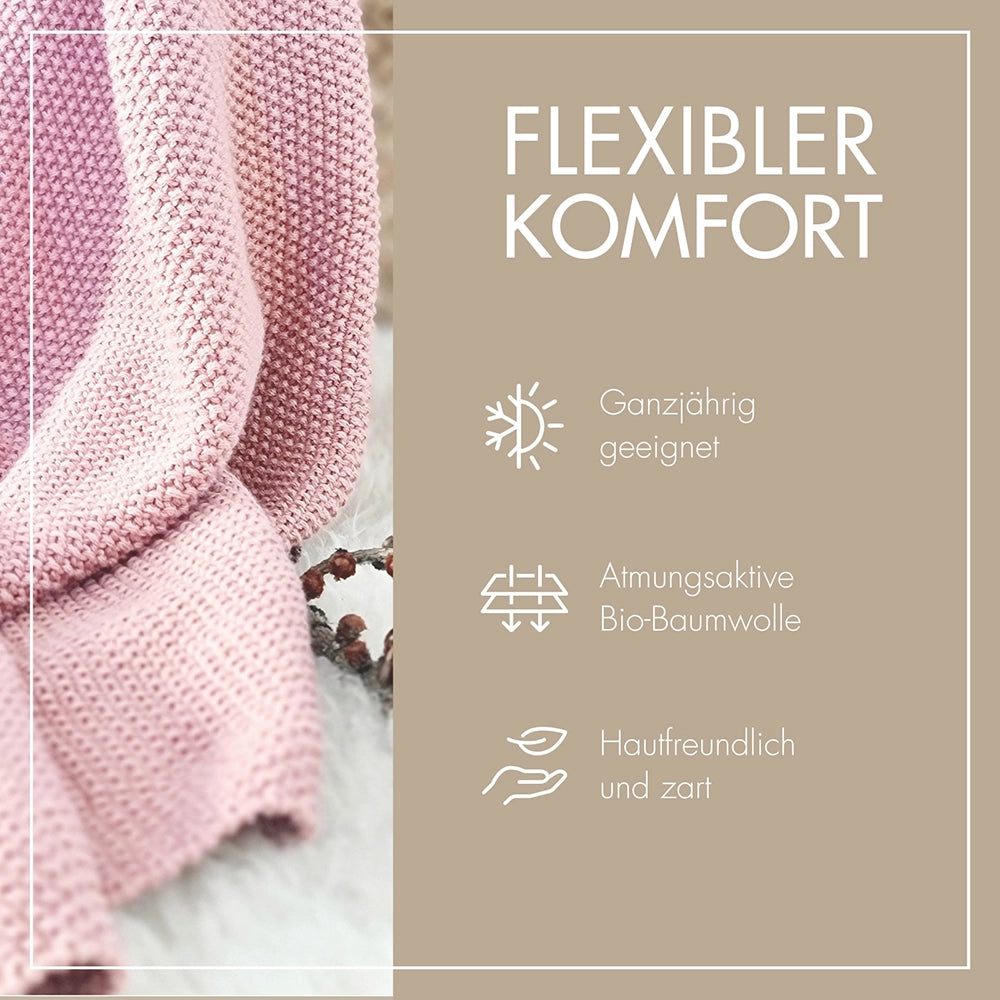 Baby blanket rice grain texture "dreamy heath"