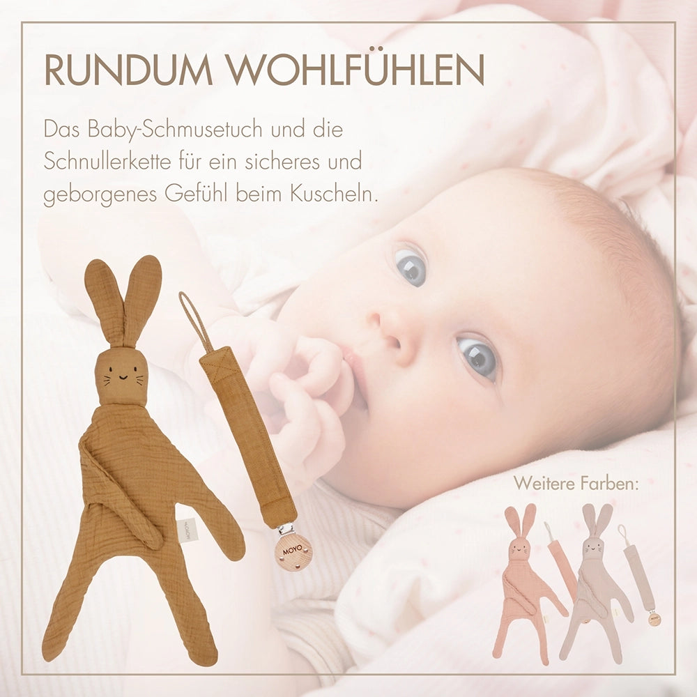 Ideal für das Babyshooting: Ästhetisches Baby Geschenkset in warmen Erdtönen von MOYO.