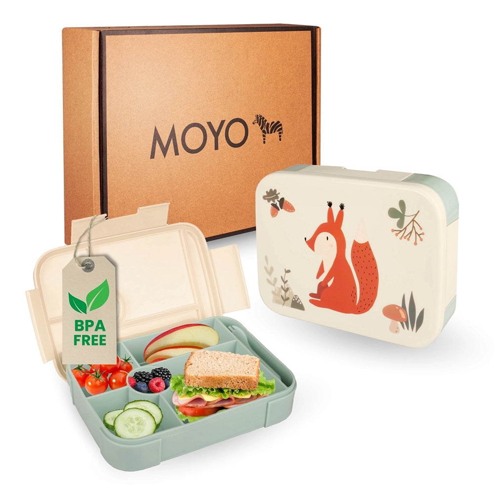Lunchbox for kindergarten and primary school in mint green