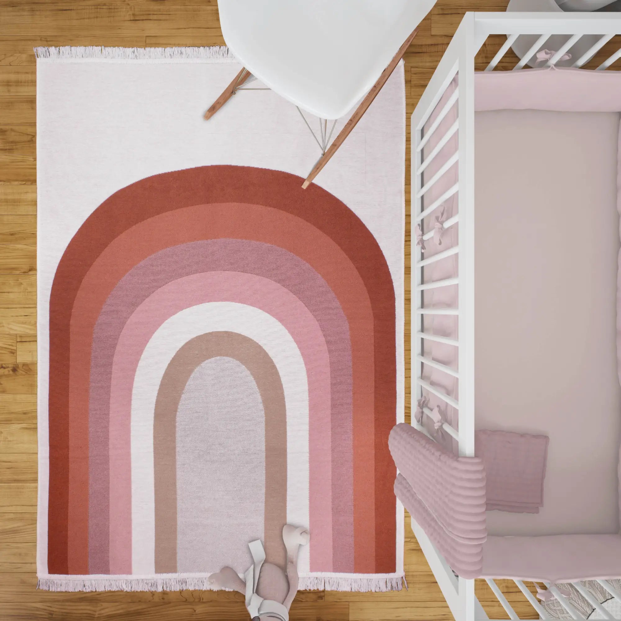 Kinderzimmer Teppich zum Wenden geliebter Regenbogen