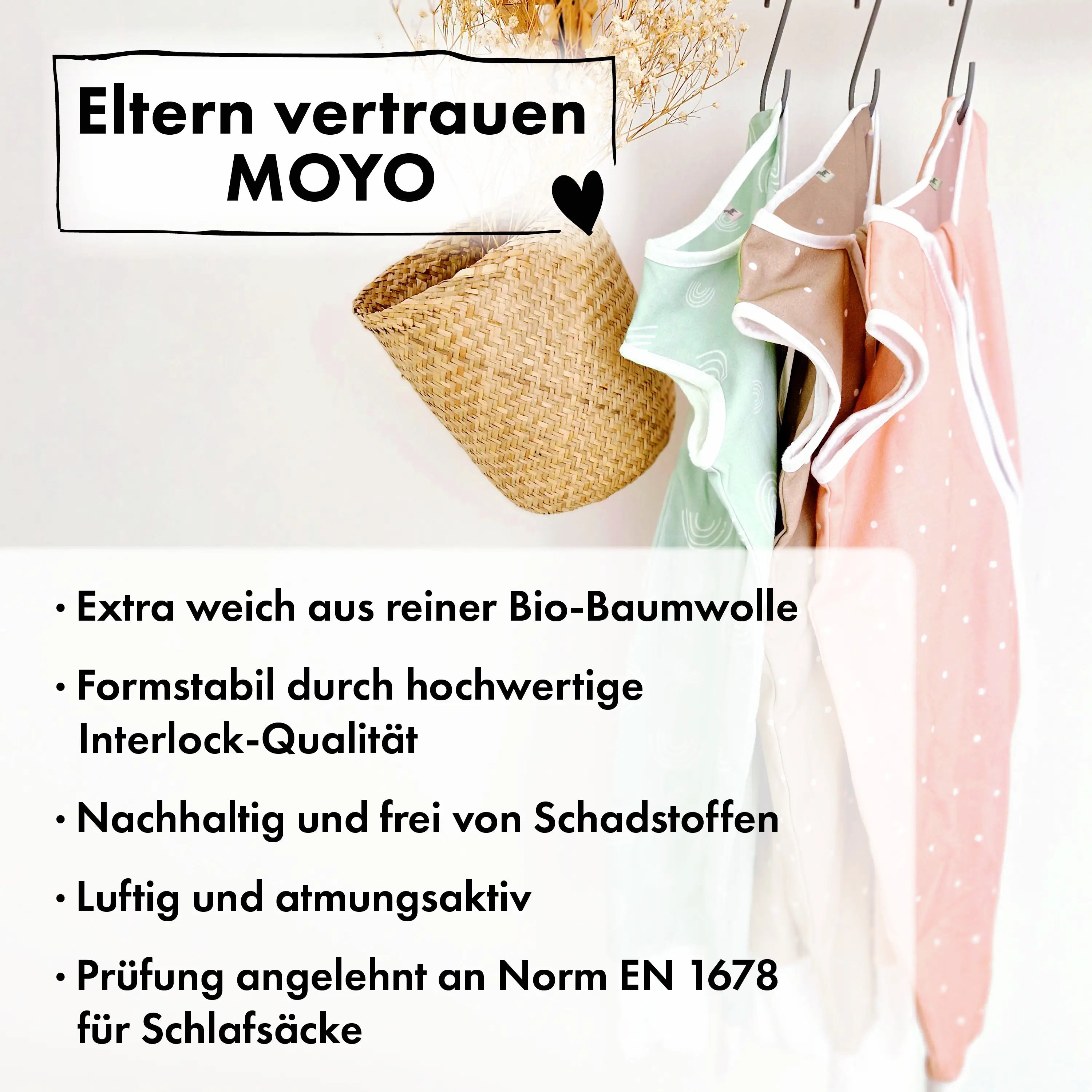 Sommer-Schlafsack mit Füßen Zarter Tupfen Rosé – Bild 7