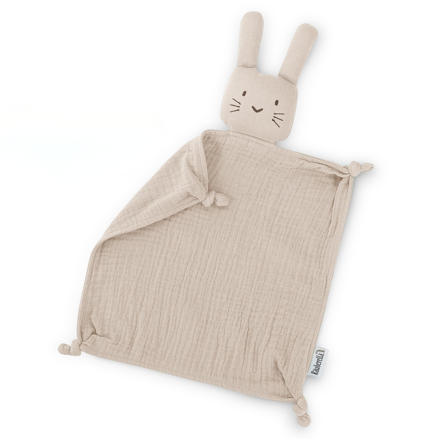 Musselin Schmusetuch Hase Beige