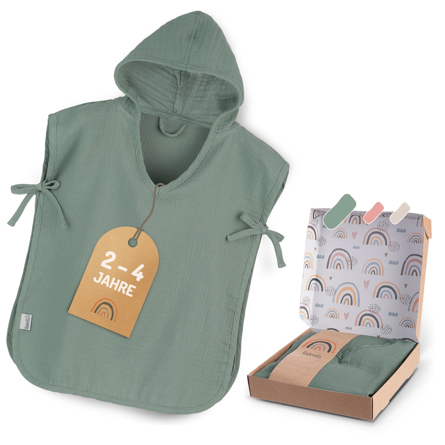 Räuberella bath poncho 2-4 years