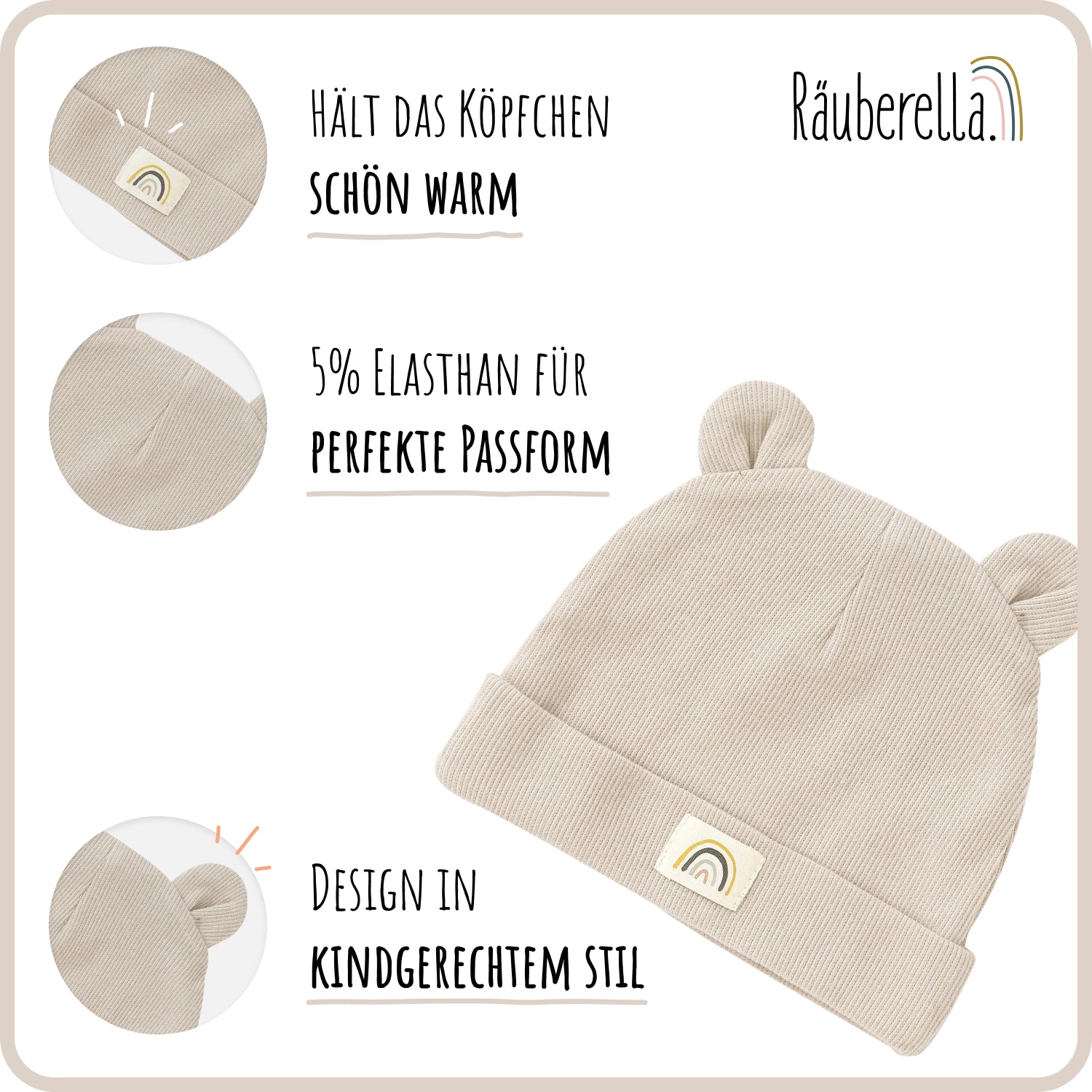 Räuberella Baby Mütze