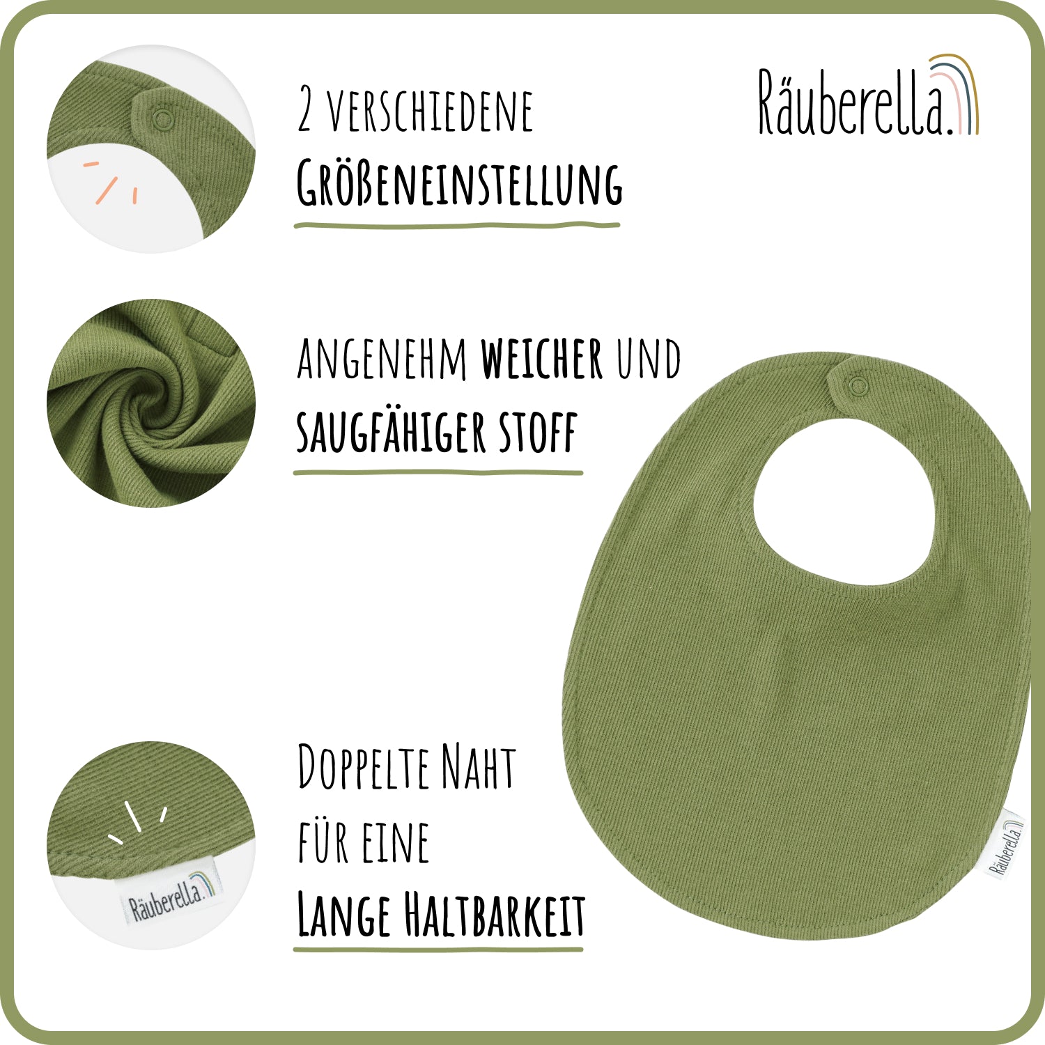Räuberella gift set romper, hat and bib