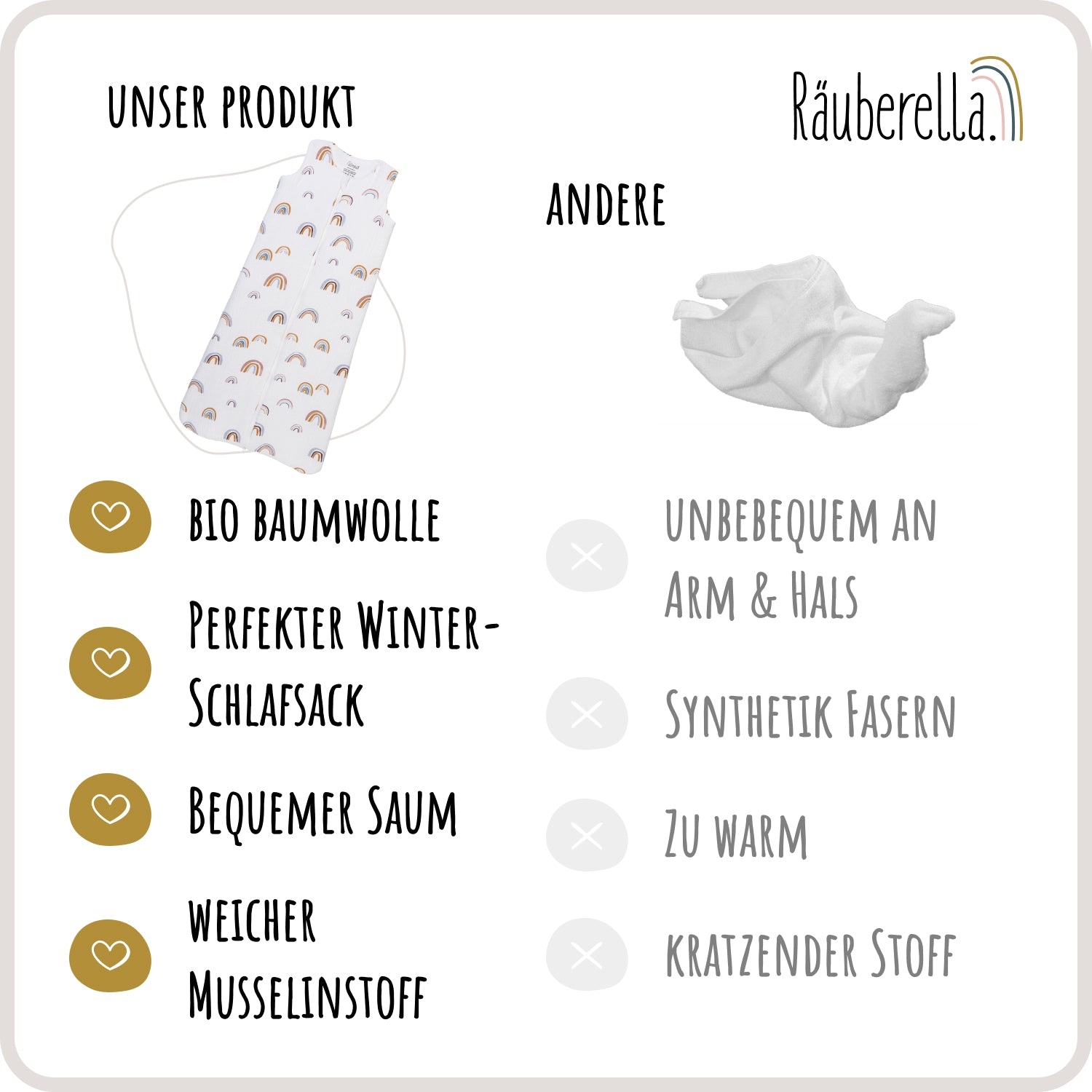 Räuberella sleeping bag