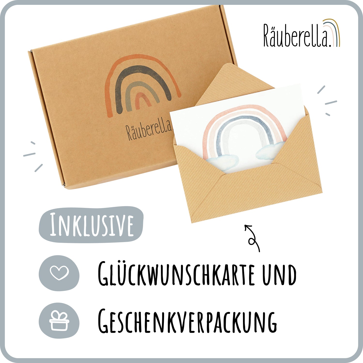 Räuberella Babydecke 120cm x 120cm