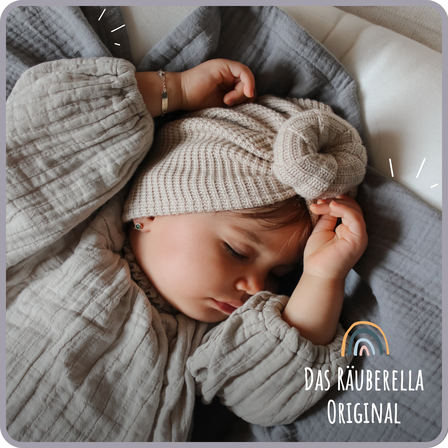 Räuberella Babydecke 120cm x 120cm
