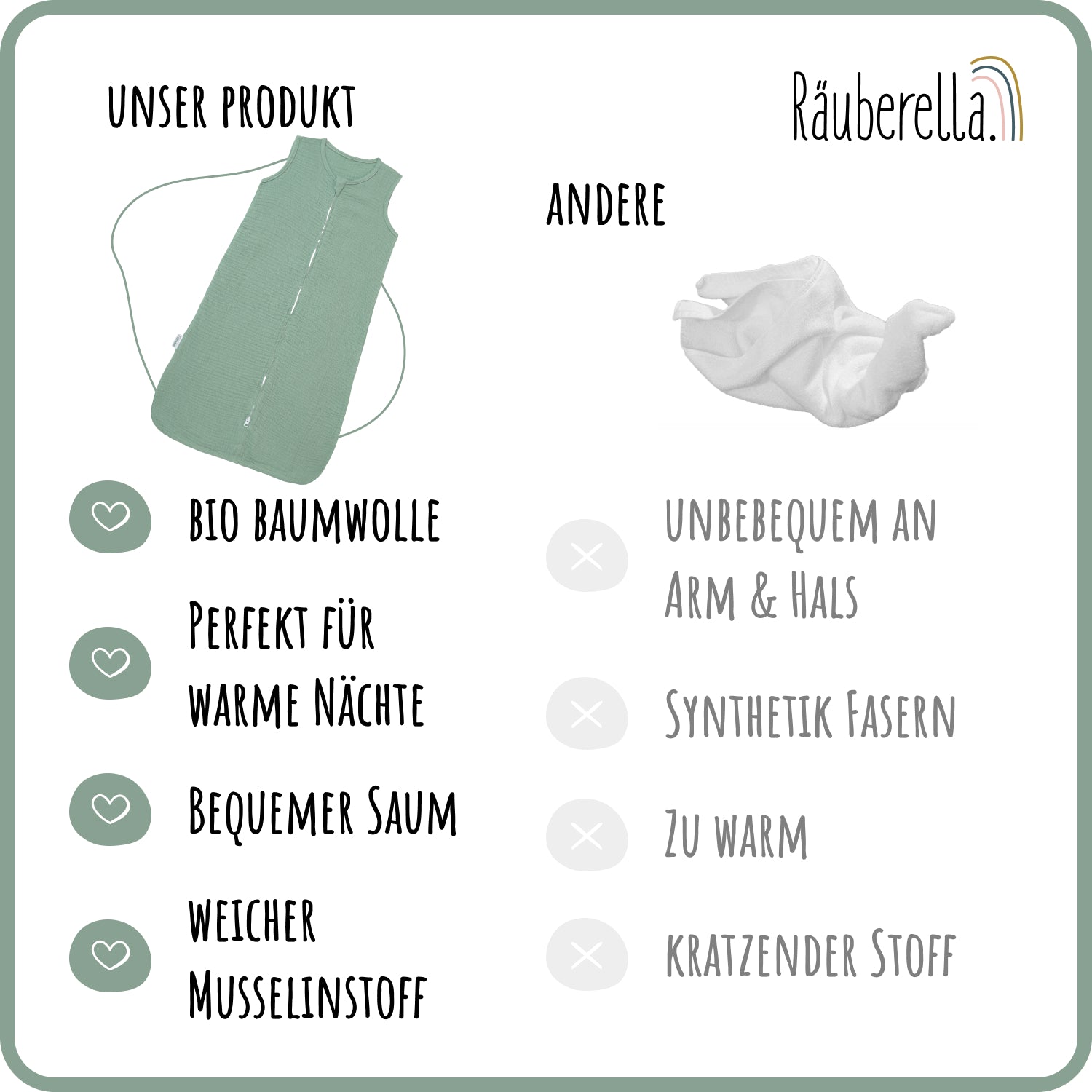 Räuberella sleeping bag