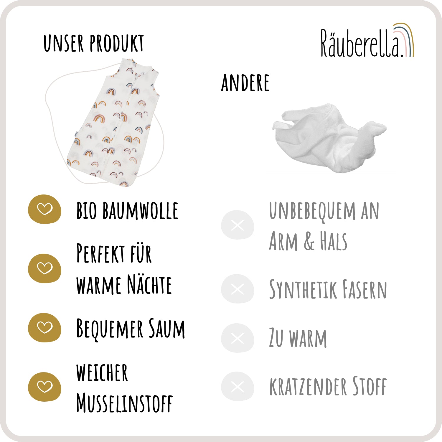 Räuberella sleeping bag