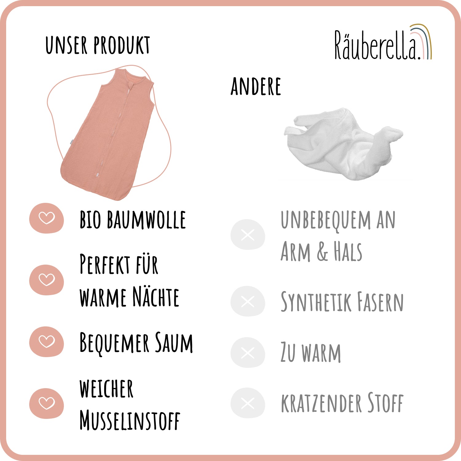 Räuberella sleeping bag