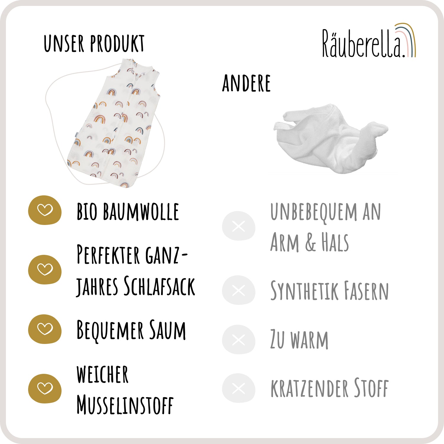 Räuberella sleeping bag