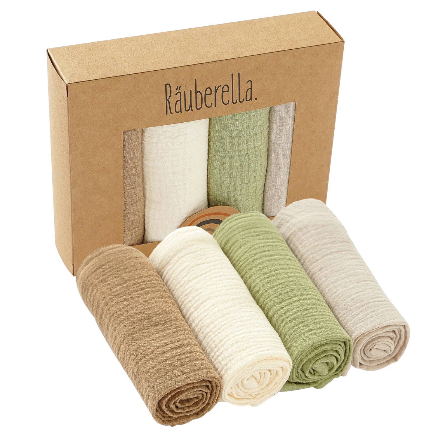Räuberella burp cloths pack of 4