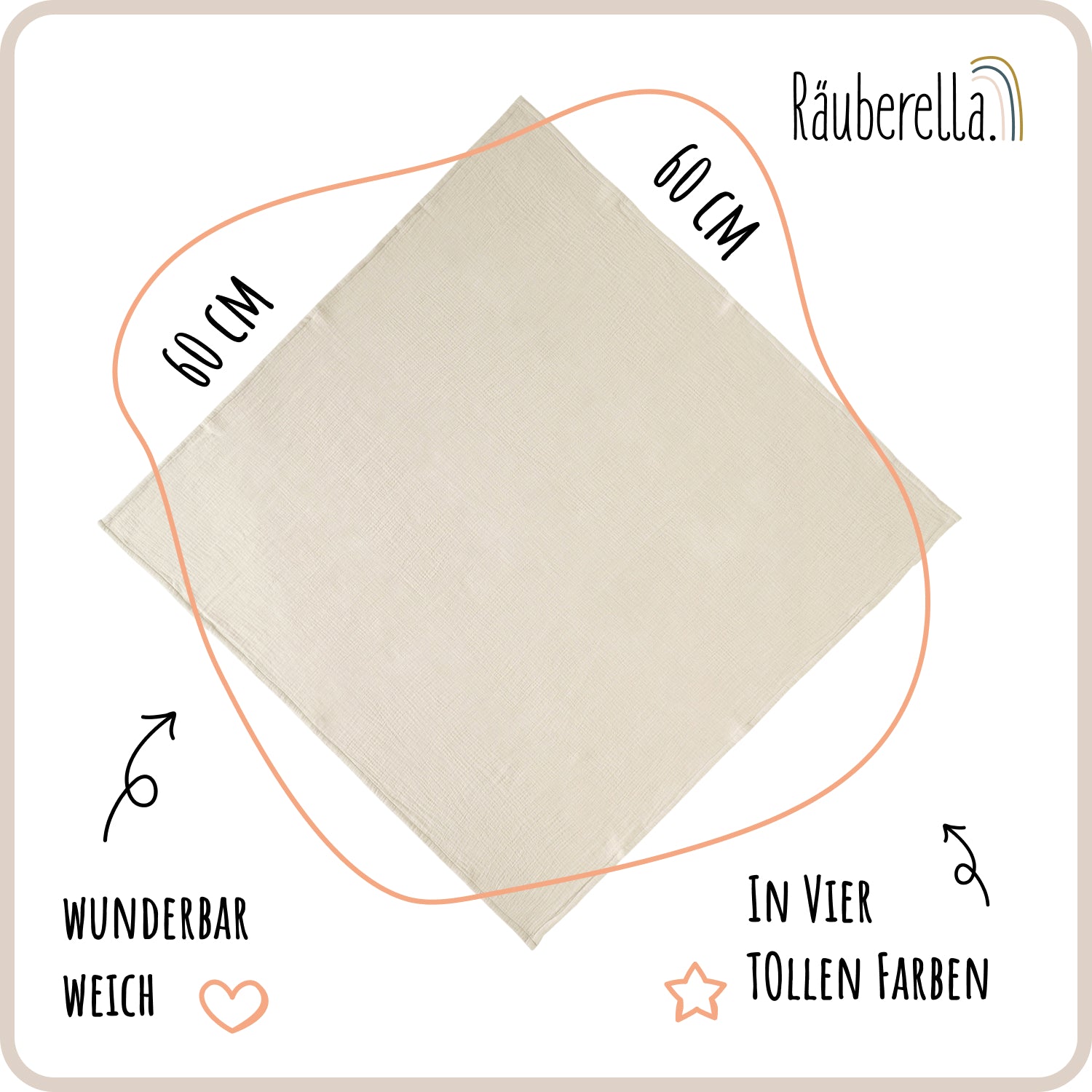 Räuberella Spucktücher 4er Pack