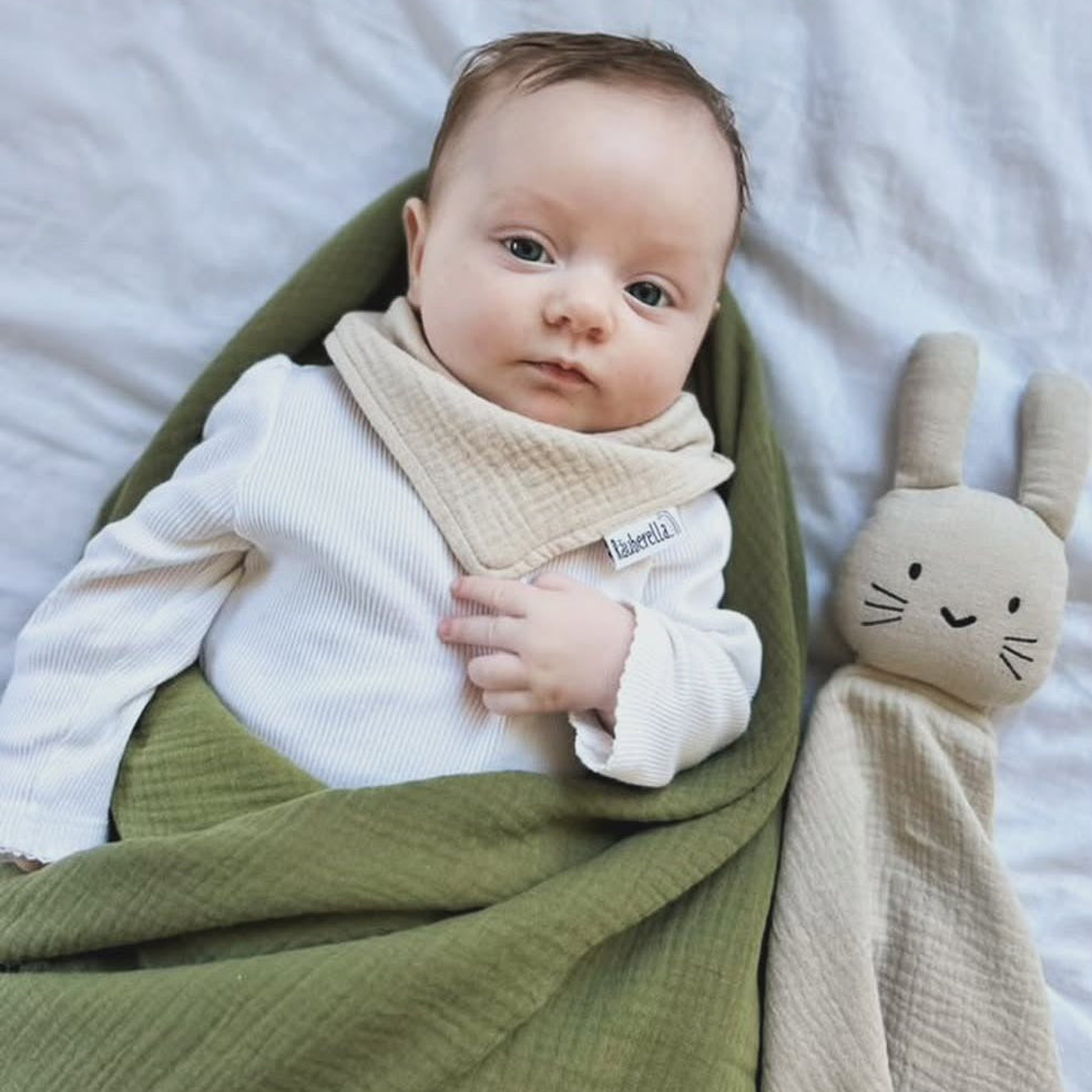 Saugstarke Baby Lätzchen & Sabbertücher aus Bio-Baumwolle