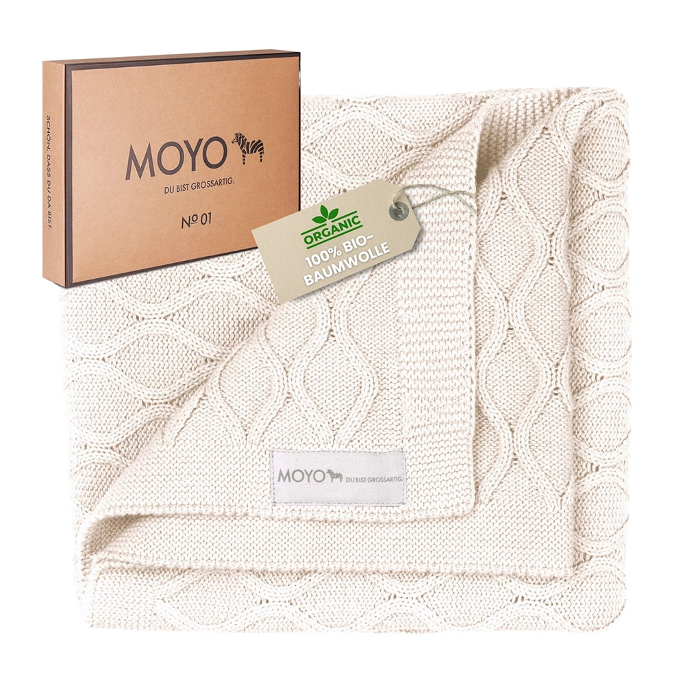 MOYO Babydecke Wellen-Struktur