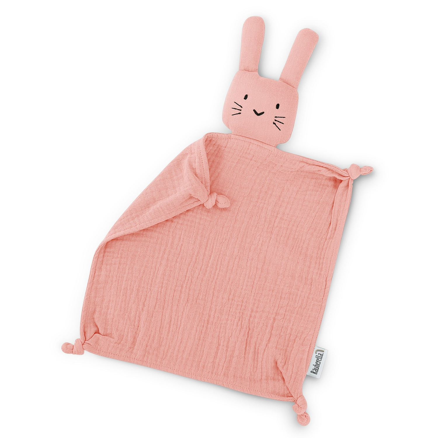 Musselin Schmusetuch Hase Rosa