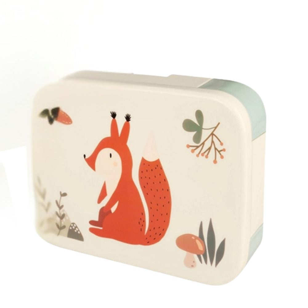 Lunchbox for kindergarten and primary school in mint green