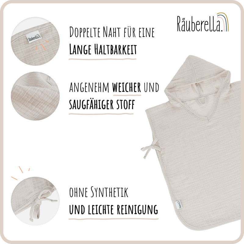 Räuberella Badeponcho 2-4 Jahre