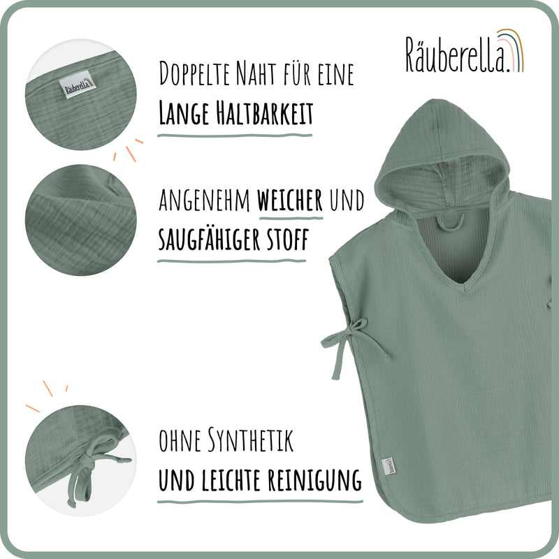 Räuberella Badeponcho 2-4 Jahre