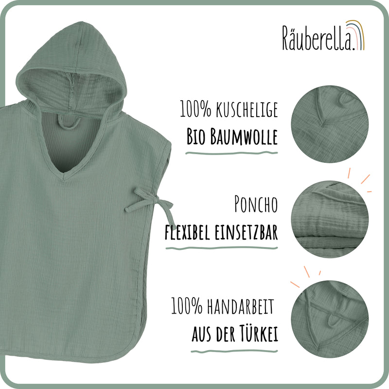 Räuberella Badeponcho 2-4 Jahre